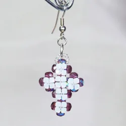 Hook pierces - Silver brass - Earrings Adena - Hook pierces - Silver brass - Laiton argenté